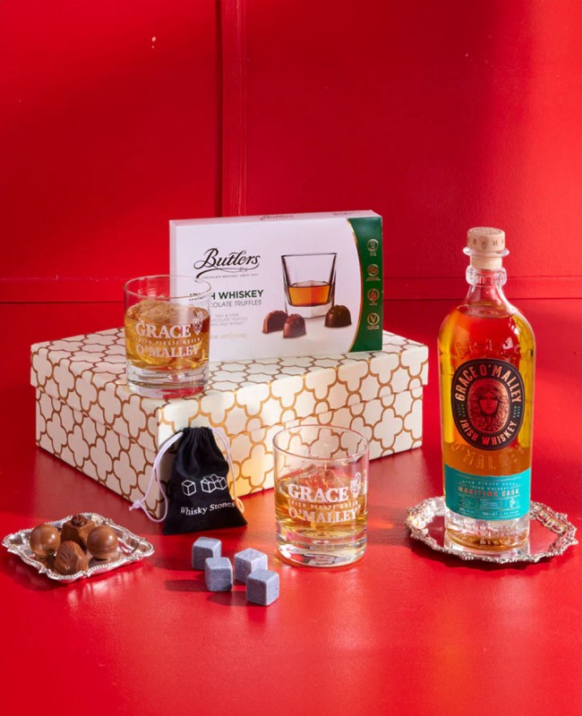 Premium Whiskey Connoisseur Gift Basket
